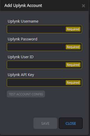 Figure: Uplynk credentials